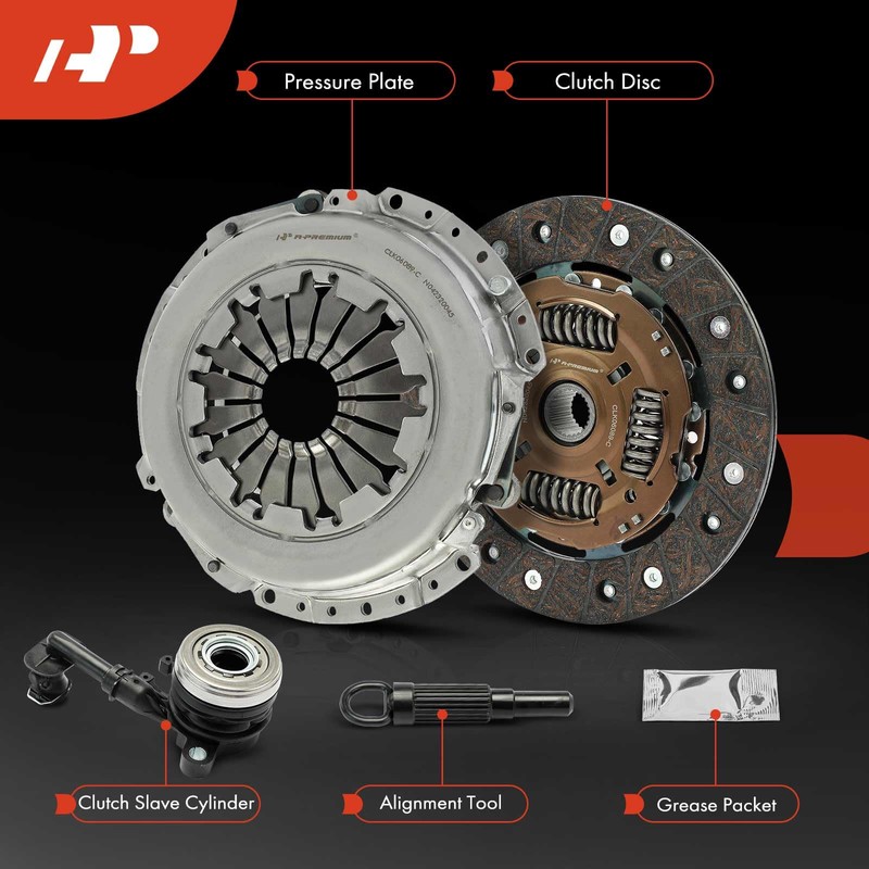 A-Premium Transmission Clutch Kit with Clutch Slave Cylinder Compatible with