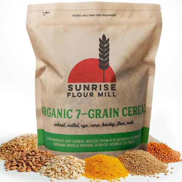 Sunrise Flour Mill USDA Organic Heritage 7-Grain Hot Cereal Mix