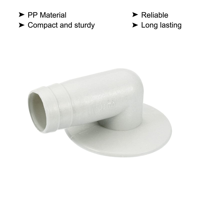 sourcing map Air Conditioner Drain Hose Connector 17mm Tube Elbow