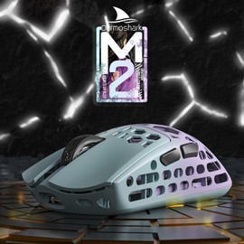 Darmoshark M2 Wireless Gaming Mouse,Tri-Mode 4K/USB-C/Bluetooth Mouse Up to 26000DPI,PAW3395 Optical Sensor Lightweight 39g,5 programmable Button,Computer Mouse for Laptop,PC,Mac,Linux