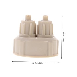 SHOWERORO 4Pcs Quick Screw Cap DIY Generator Bottle Kit for Aquarium Plants Easy to Use and Install Lightweight and Compact Design for Home Aquariums