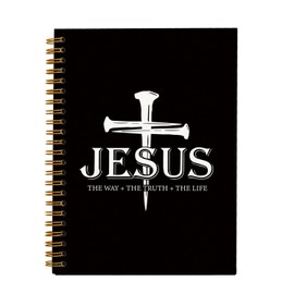 hold fizz hold fizz Bible Journal Notebooks for Note Taking, Christian Notebook, Scripture Prayer Journal for Woman Men, Bible Study Journal, Jesus The Way The Truth The Life, Spiral Notebook 5.5 x 8.3