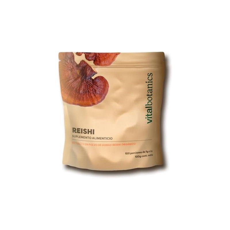 Vital Botanics Reishi 100% Cuerpo Frutífero en Polvo