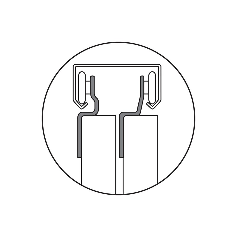 Prime-Line N 7533 Sliding Closet Door Roller Kit, 3/4 In.