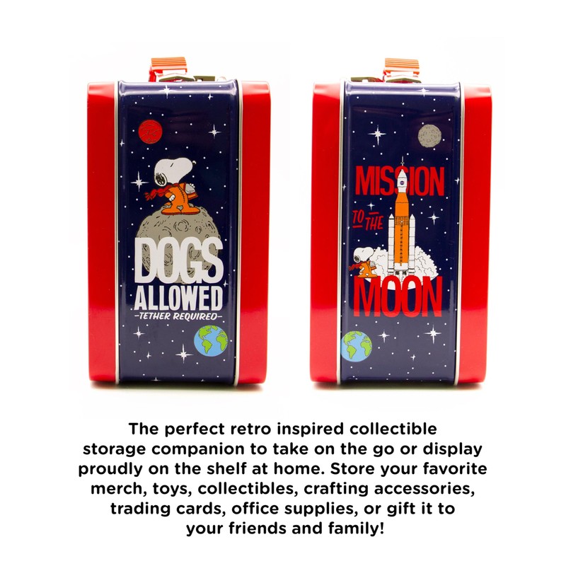 Aquarius Peanuts Artemis Tin Lunch Box