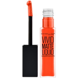 Maybelline New York Color Sensational Vivid Matte Liquid Lipstick, Orange Obsession, 0.26 fl. oz.