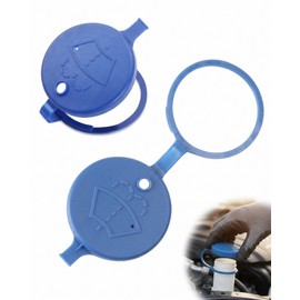 DLPRK Pack of 2 Wiper Water Reservoir Lids Compatible with Peugeot 2008 3008 307 308 408 508L Sealing Cap Windscreen Washer Tank Cap Replacement