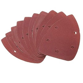 10pcs Mouse Sander Pads Sanding Sheets 150 Grits 5 Holes Detail Sander Hook and Loop