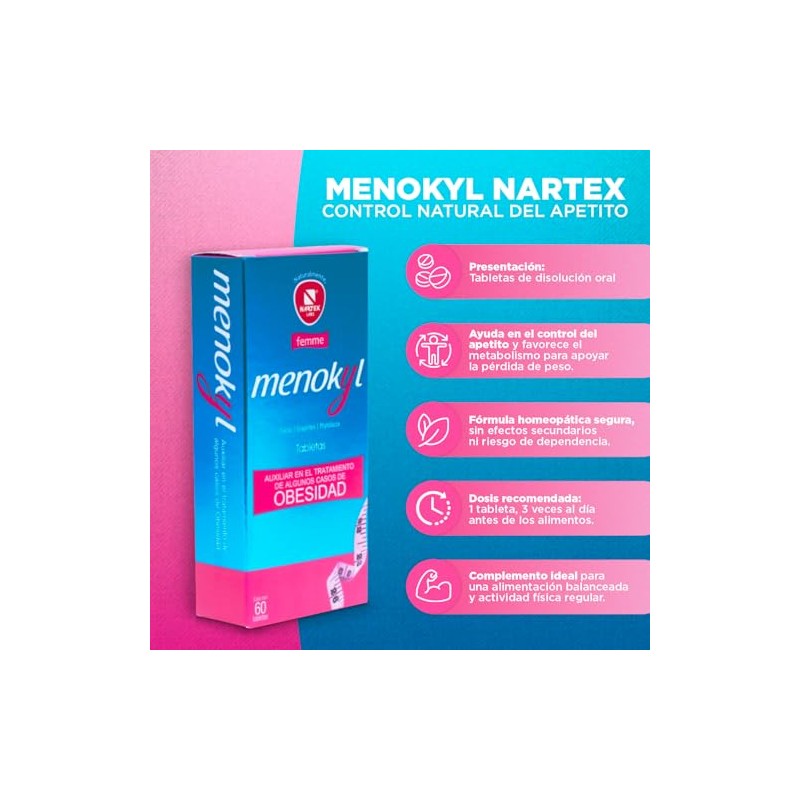 MENOKYL 60 Tabletas, Solución Natural en el tratamiento de algunos
