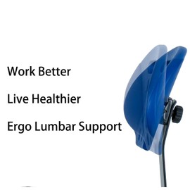 TAKE UR SEAT® Deluxe Polyurethane Lab Stool Chair, 5" Adjustable, Table Height, Blue (Glide)