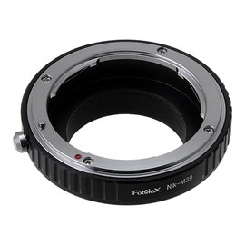 Lens Mount Adapter - Nikon F Lens to M39 (39mm x1 Screw Mount) Cameras; fits 1932, Leica Standard, Leica II, and Leica III with 39mm Screw Mount, Voigtländer Bessa