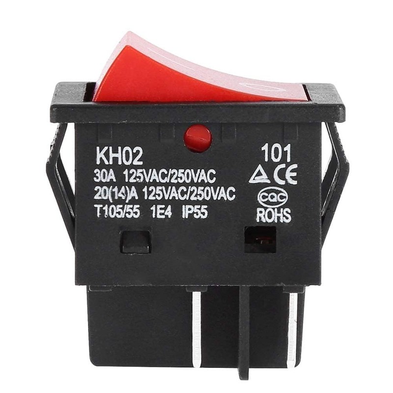 Uadme Toggle Switch 4-Pin On Off, Pressure Switch 30 A