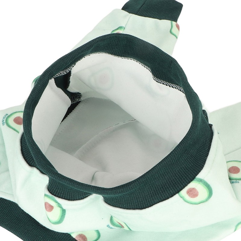 Pet Long Sleeve Pajamas Breathable Soft Elastic Cute Avocado Print