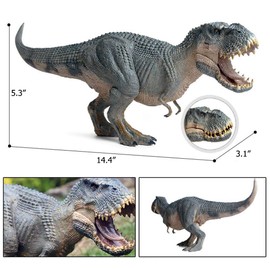 EOIVSH Dinosaur Toy Vastatosaurus Rex with Movable Jaw, Realistic Dinosaur Action Figure Vrex Toy Plastic Educational Animal Model Figurine for Collection Gift, Birthday Gifts, Party Favor
