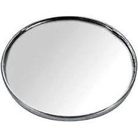 Aftermarket Mirrors Fits 3 Inch Convex Blind Spot Mirror Aluminum Frame w/Adhesive