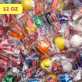 Gumballs for Kids - 60 Pcs Assorted Gumballs Individually Wrapped Gumballs - 12 Oz Chewing Bubble Gum - Colored Gum Balls for Kids