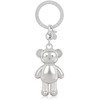 TOUS Llavero Oso Plateado, Para Mujer, Colección Teddy Bear.