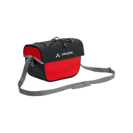 VAUDE Aqua Box Bicycle Handlebar Bag, 6 Litre Volume, Waterproof Welded, Red, One Size