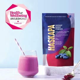 Haskapa | Superberry Powder | Made With 100% Natural Vegan Whole Haskap Berries | High in Vitamin C + Antioxidants | Gluten Free | Superfood Made from Freeze Dried Berries | (30 Day Supply)