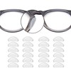 SMARTTOP 1.0mm Eyeglass Nose Pads 20 Pairs Stick On Silicone