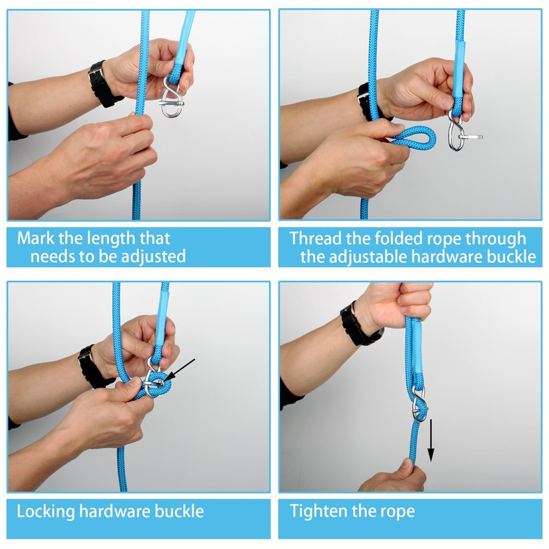 DONILIGA Adjustable Tree Swing Rope, Tree Swing Strap - Suitable