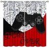 Gamer Curtains for Kids Boy Bedroom,Video Game Player Joystick Print