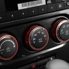 JeCar Air Conditioner Switch Knob Cover Aluminum Alloy Trim Cover