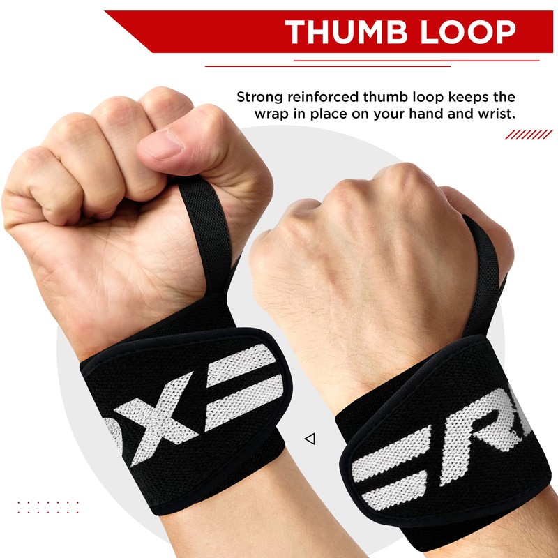 RDX Wrist Wraps for Gym Strength Training Weight Lifting Fitness