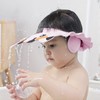 XGOPTS Baby Shower Cap, Adjustable Kids Shampoo Cap, Baby Bath Hair Washing Shampoo Shield Visor Hat Bathing Waterproof Cap Eye Ear Protection for Toddler Children（Pink, Blue, Yellow）