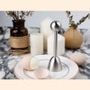 WUBAYI Egg Topper Stainless Steel - Egg Cracker for Boiled