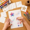 25Pcs Star Stencils for Painting, Reusable Stencils for Crafts