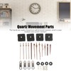 Clock Repairing Replacement Kit with Walnut Wood Hands and Quartz