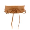 Fashiongen Women's Waist Belt Wide Obi Belt MICA - L-XL