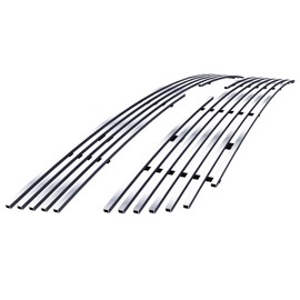 APS Compatible with Chevy Silverado 2500HD 3500 2005-2006 & 06 1500 HD SS & 07 Classic Main Upper Stainless Steel SS Chrome Billet Front Grill Grille Insert S18-A60356C