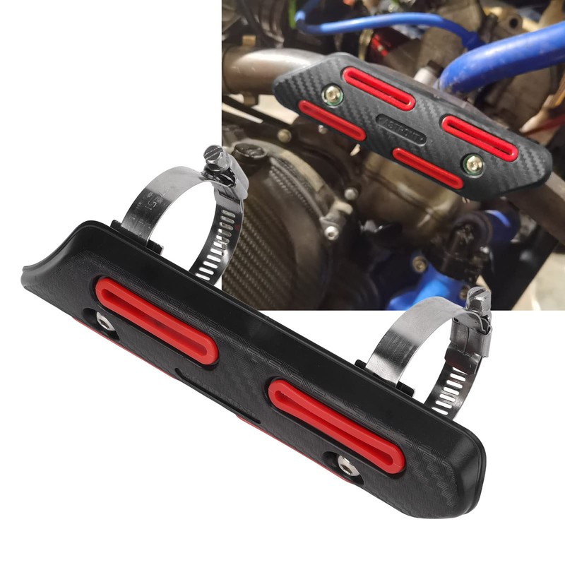Exhaust Pipe Heat Protector ABS Universal Anti-scald Lightweight Stylish Design