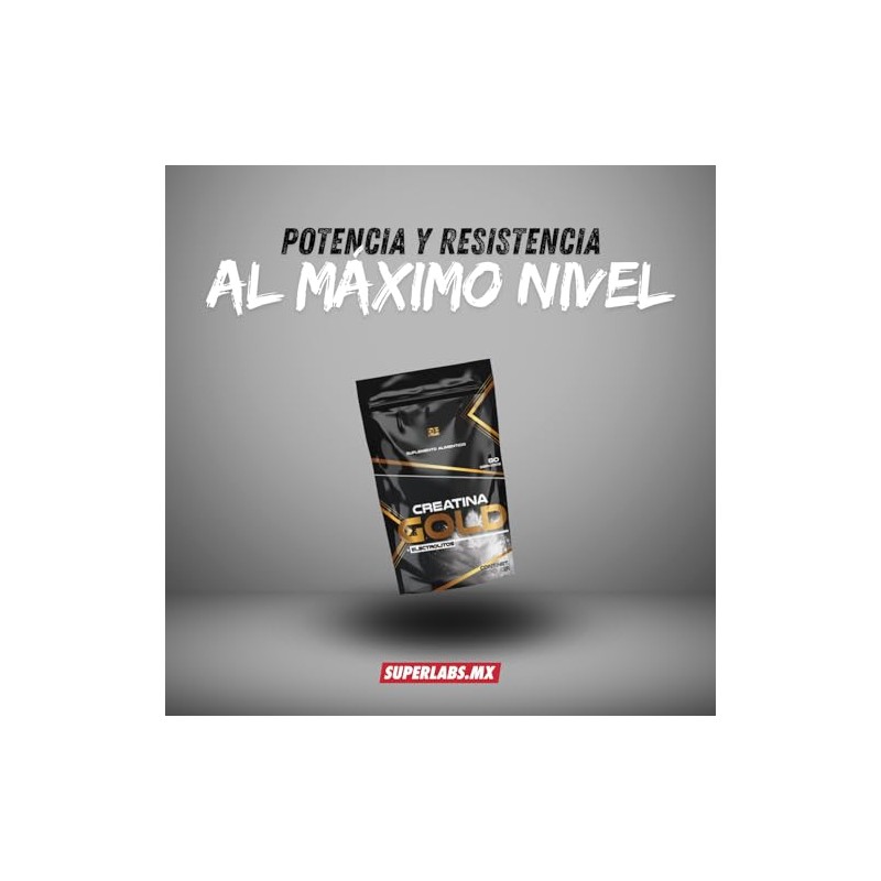 Creatina Monohidratada Gold Electrolitos 400g Sabor Servicios