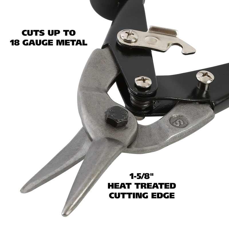 GreatNeck Aviation Snips- Straight Cut