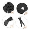 Kit Aseo Hombres Tijeras Barba Acero Inoxidable Peine Peluquería Bolsa