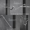 15 Inch Extra Long Adjustable Shower Head Extension Arm With