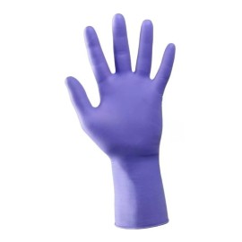 UniSeal Guantes Nitrilo Negro Desechables Caja 100 Piezas Mayoreo Talla Mediana