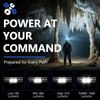 Trliradyn Headlamp Rechargeable 3200mAh Hard Hat Light,1000LM Forehead LED Flashlight