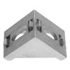 Akozon L Shape Right Angle Corner Bracket, 25pcs 4040 Aluminum