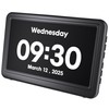 Raynic Alarm Clock, 7 Inch Digital Calendar Clock with 12