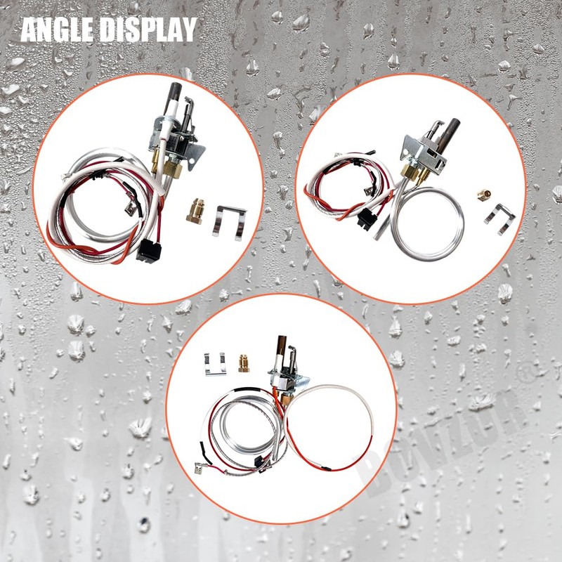 BOVZOR 100112330 Water Heater Pilot Assembly, Replaces 9007876 Thermopile Replacement