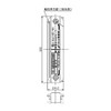 Toshiba (東芝) Lighting Rail VI-Form Mini Joint, Black (Black Screw)