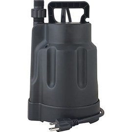 Star UTHALC Submersible Utility Pump with Garden Hose Adapter, Anti Clog Impeller, 9 FT Cord (1/6 HP)