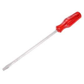sourcing map 6mm Demolition Driver Magnetic Slotted Screwdriver with 8 Inch Square Shank
