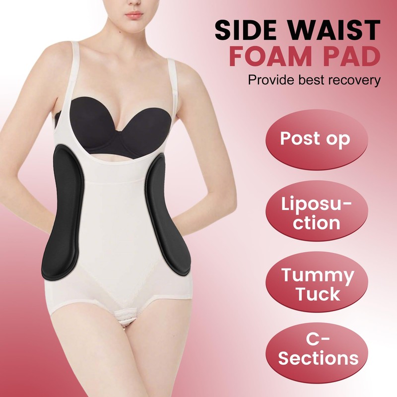Wehhbtye 2Pcs Post Surgery Lipo Foams, Abdominal Side Compression Board,