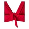 Everlane Bikini Top Women Large Red The Triangle V Neck