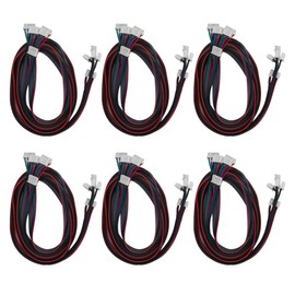 6Pcs 3D Printer Stepper Motor Cable 4P/XH2.54-6P/PH2.0 Female-to-Female Connection Wire for 42 Stepper Motor (1M（3.28ft）)